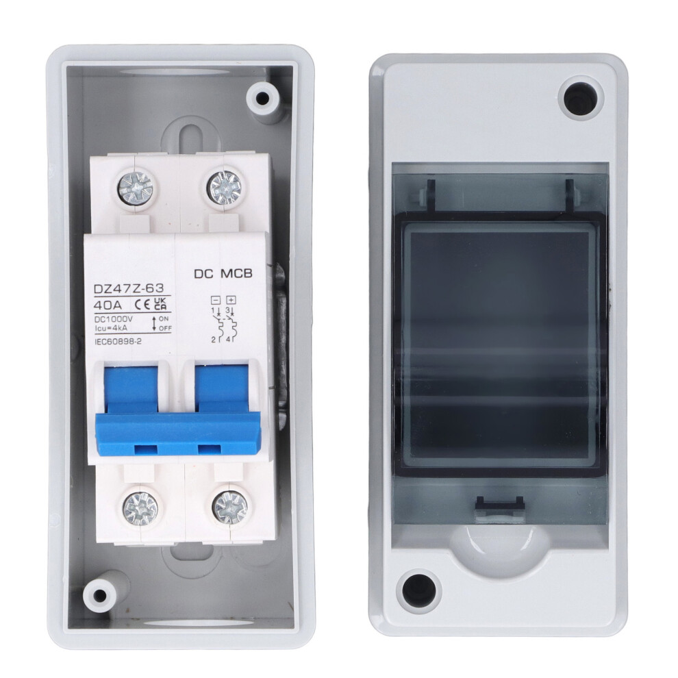 40A DC Circuit Breaker 1000V IP65 Enclosure