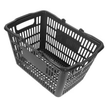 Plastic Shopping Basket with Handle Durable Small Storage for Groceries Toiletries Supermarket