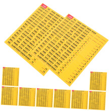 Self Adhesive Electrical Panel Labels 10 Sheets for Clear Circuit Identification and ColorCoded Organization