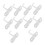 10Pcs Heavy Duty Pegboard Hooks Wall Display Brackets for Retail and Home Tool Organization 1
