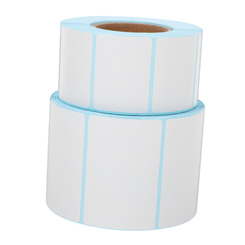 Thermal Labels 2 Rolls Self Adhesive Weatherproof Scratch Resistant Easy Peel for