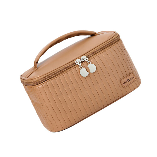PU Open Lid Makeup Bag Cake Shape 2