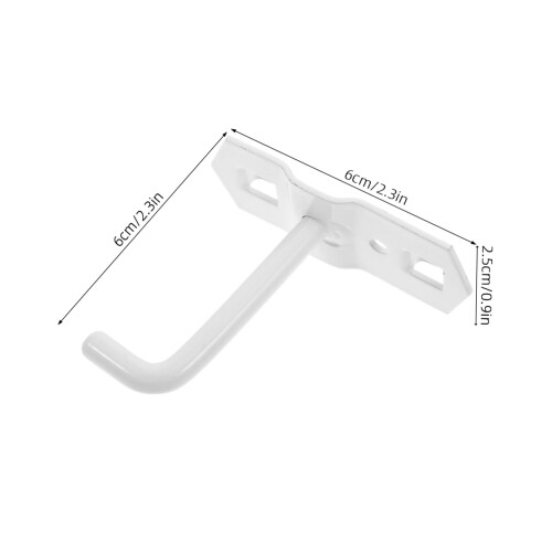 10Pcs Heavy Duty Pegboard Hooks Wall Display Brackets for Retail and Home Tool Organization 1
