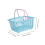 2Pcs Durable Plastic Storage Baskets with Handle for Home and Shopping Organizer 4