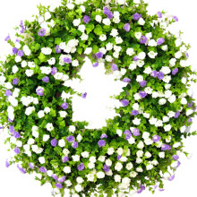 PVC Eucalyptus Wreath45cm Multicolour
