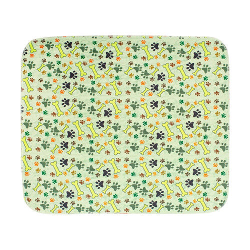 Tapis d'entraînement réutilisable pour chiots, à séchage-Vert L