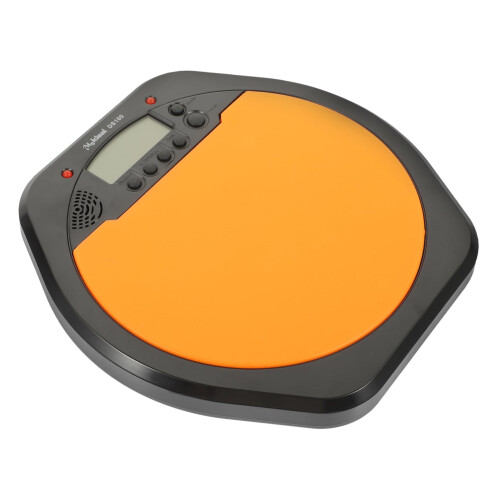 Electronic Drum Practice Pad with LCD Counting Metronome and Adjustable Volume for Beginners