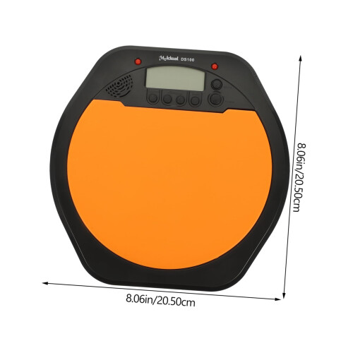 Electronic Drum Practice Pad with LCD Counting Metronome and Adjustable Volume for Beginners 1