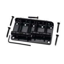 4 String Bass Bridge Replacement for Electric Bass Guitar, Durable Metal Construction, Vintage Style Finish