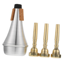 Trumpet Practice Mute Kit for Beginners and School Use, Quiet Control and Natural Feel