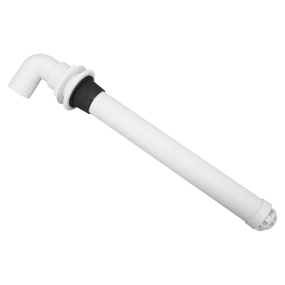 Tough White Flexible Overflow Drain Pipe For Yacht, Rv, Bathroom 15Mm 4241389651117