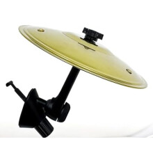 Car Air Vent Cymbal Gold Mini Crash Cymbal with Easy Clip Installation for Fun Driving Sound