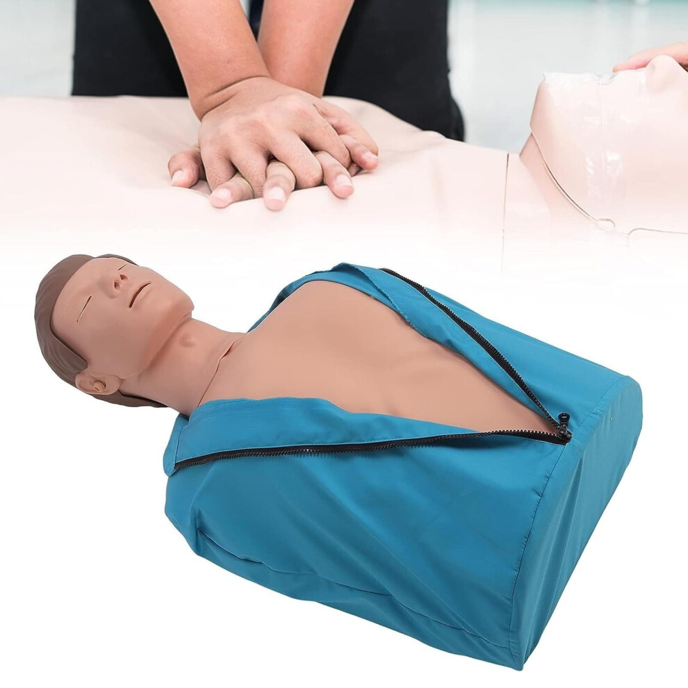 Adult CPR Training Manikin Half Body with Realistic Practice and Airway Simulation for First Aid