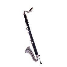 Bass Clarinet B Flat Black Bakelite for Beginners with Case Bright Tone Precise Pitch Control
