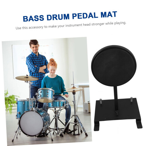 Double Bass Drum Practice Pad Silent Heavy‑Duty Training Pad for Precision Foot Control 1