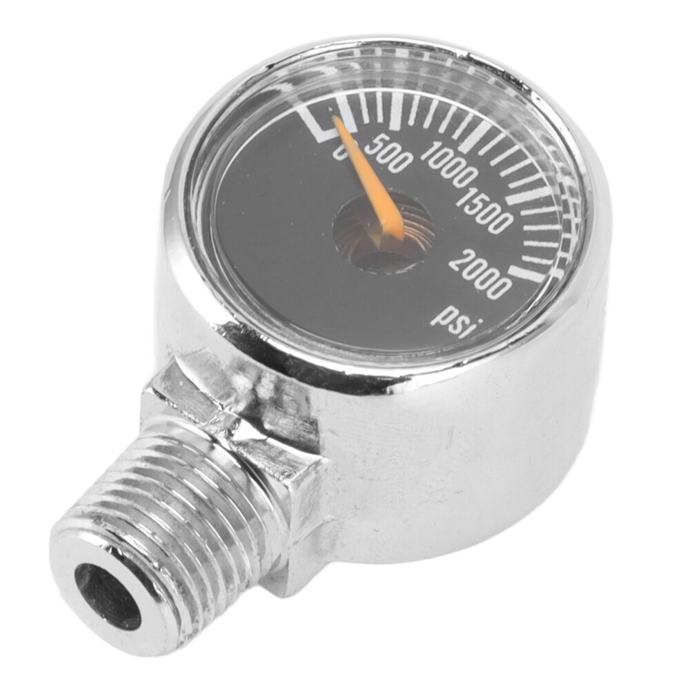 2000Psi Stainless Steel Co2 Pressure Gauge 1/8Npt 24.8Mm Black 4671389652713
