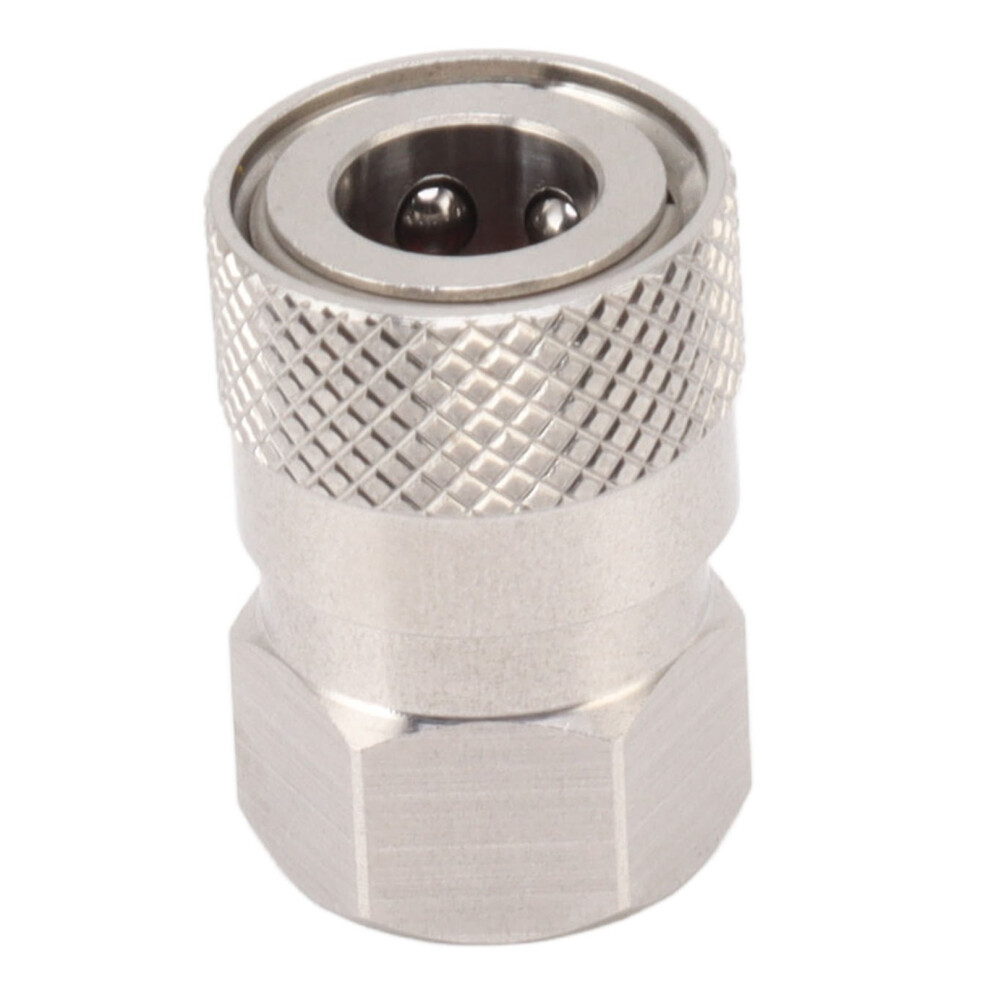 Stainless Steel Gas Filling Adapter 1/8Npt Female 304 Co2 Refill Connector 5071389652697