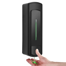 Black 350ml Wall Mounted Soap Dispenser for Bathroom Shower Gel Shampoo Conditioner, Lockable Design