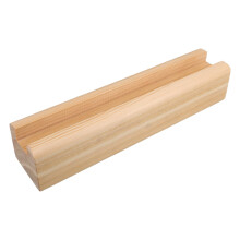 Solid Wood Floor Mirror Stand with Stable AntiSlip Base for Home and Art Display