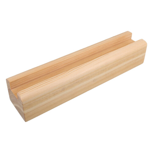 Solid Wood Floor Mirror Stand with Stable AntiSlip Base for Home and Art Display