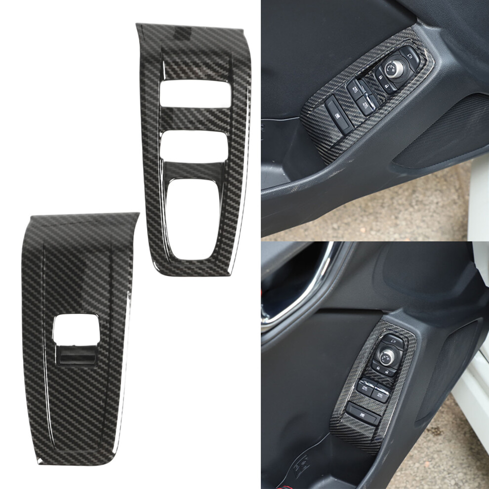 2Pcs Carbon Pattern Window Lift Switch Panel Trim For Zn8 Zd8 2022+ 3261389653189