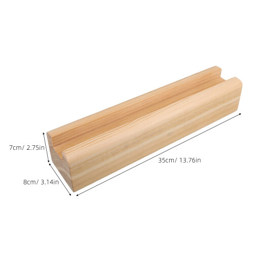Solid Wood Floor Mirror Stand with Stable AntiSlip Base for Home and Art Display 1