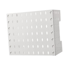 Wall Mounted Pegboard with Hooks for Gas Water Heater Cover, Pipe Concealment and Dust Protection