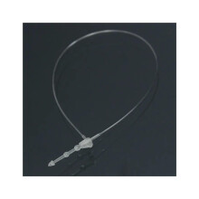 Plastic Tag Fasteners 9 Inch Transparent Snap Lock Loops 5000 Pack for Retail Security