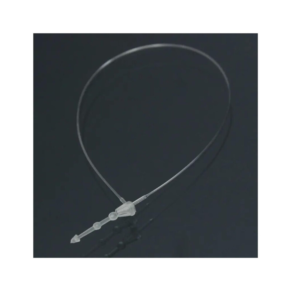 Plastic Tag Fasteners 9 Inch Transparent Snap Lock Loops 5000 Pack For Retail Security 9053599605720