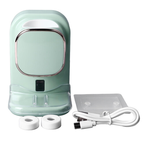 Automatic Toothpaste Dispenser with Smart Sensor, Wall Mounted Squeezer for Bathroom, Green