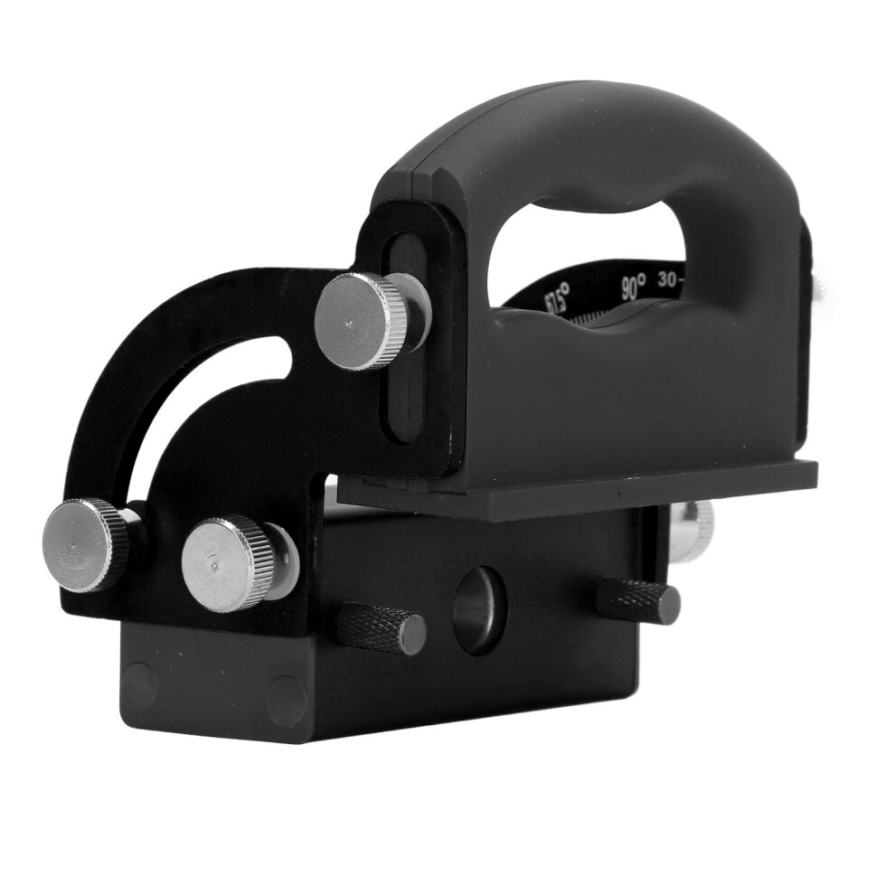 Aluminum Alloy Woodworking Hole Locator 0Â90 Adjustable Guide Black 6951389654053