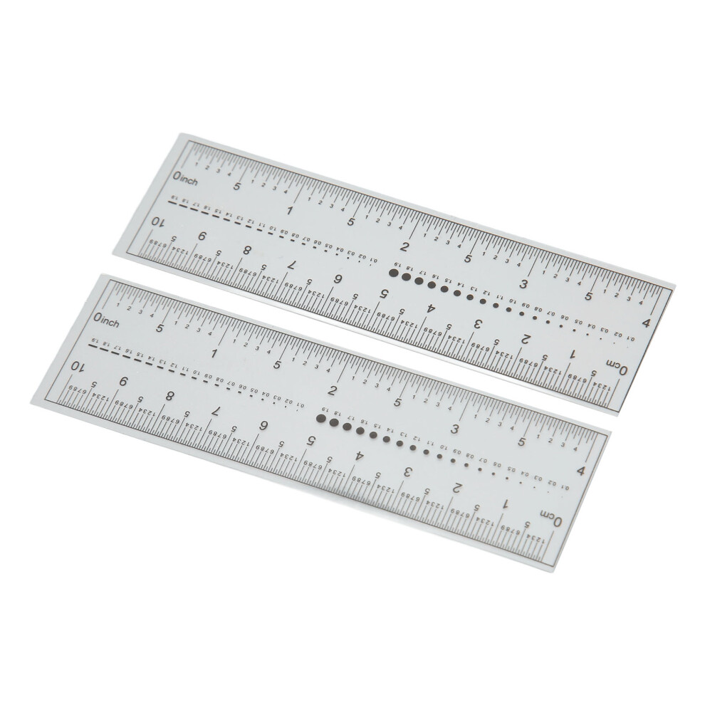 Portable Nail Measuring Ruler 10-Piece Set