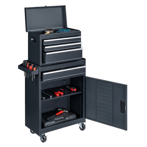 4 Drawstring Tool Chest Storage Toolbox Top Roller Cabinet Box