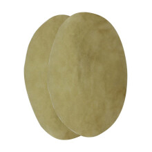 2pcs Goat Skin Djembe Drum Head Replacement Set for African Drums with Authentic Acoustic Tone
