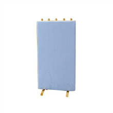 Small Velvet Jewelry Display Stand with Stable Metal Frame and ScratchResistant Pad, Beige