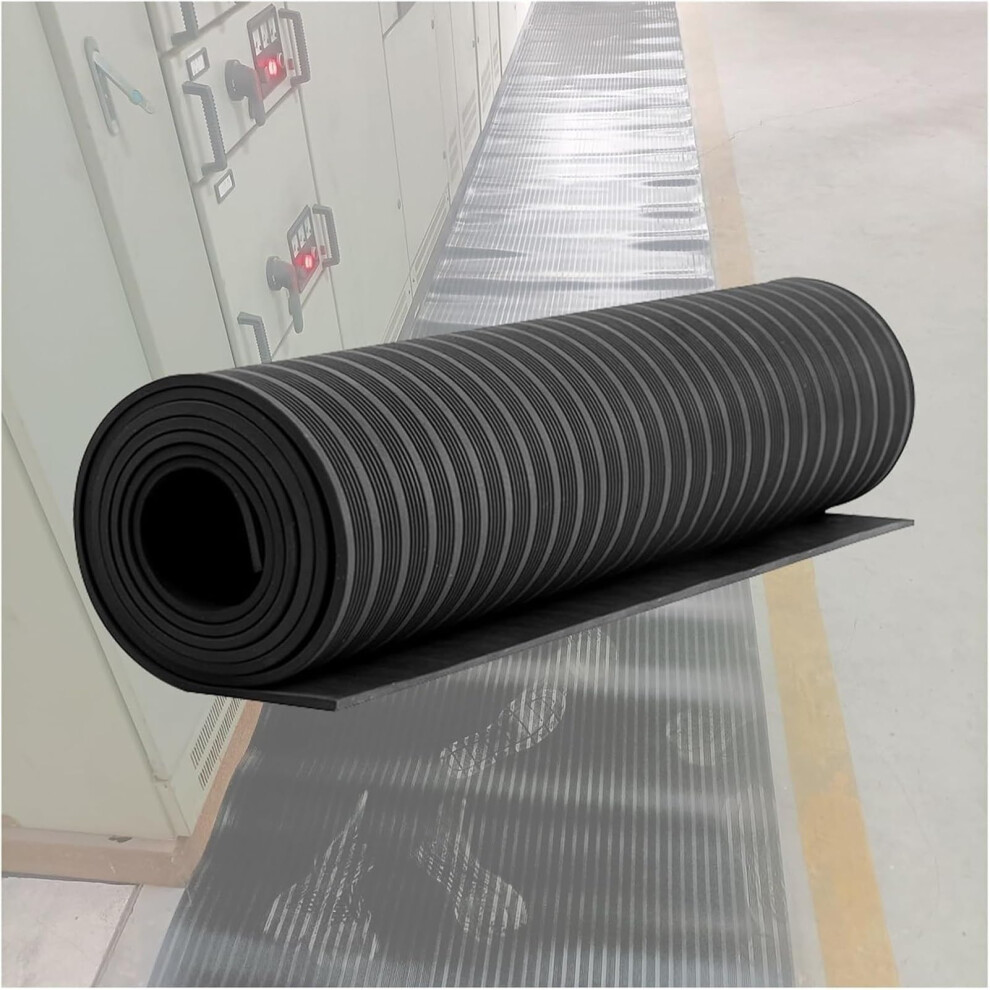 Electrical Insulation Mat 15Kv Voltage Rubber Safety Floor Mat Nonslip Oil And Water Resistant 9053599608646