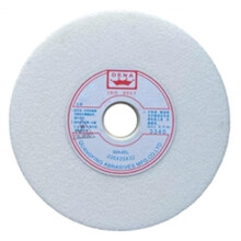 White Corundum Polishing Wheel 180mm 60 Grit for Stainless Steel Aluminum Copper Clean Finish