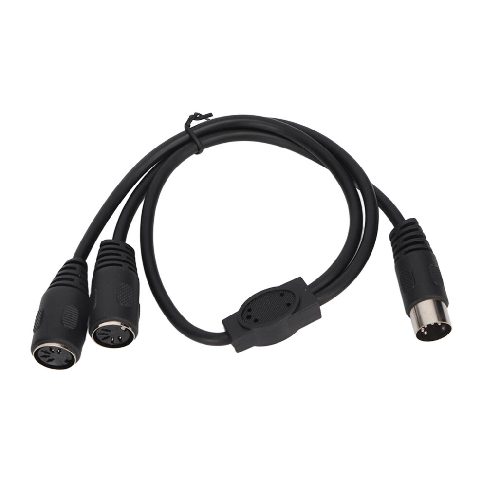 High Precision Din 5 Pin Male To Double Din 5 Pin Female Splitter Cable 1.6Ft 3201380426573
