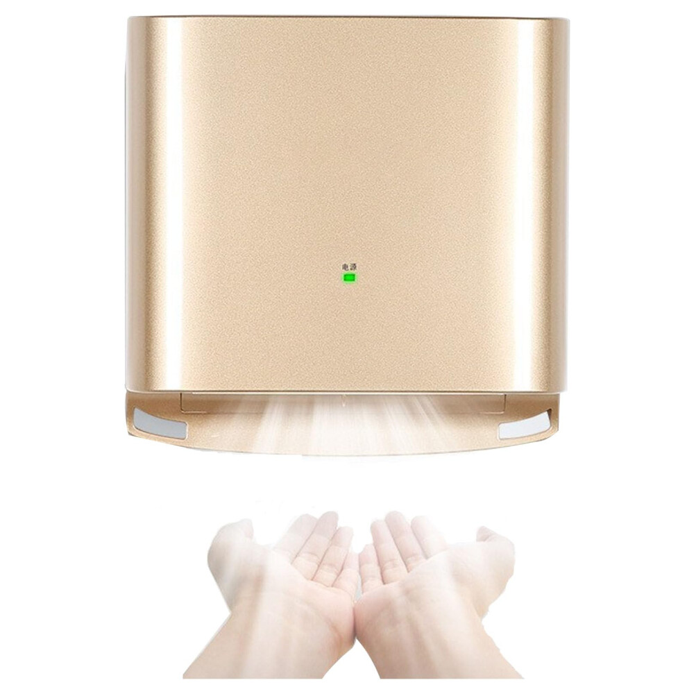 Automatic Hand Dryer 1250W Gold, Fast Drying Touchless Wall Mounted Hand Dryer For Bathroom 9073542890256