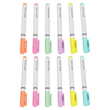 Set di 12 pennarelli per tessuti, 6 colori, punta fine per tessuti e scarpe