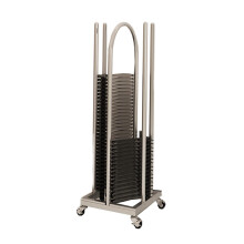 4in1 Rolling Clothes Hanger Organizer Rack, FourSided Steel Storage for Closet and Laundry Room