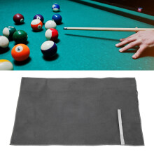 Reinigungstuch für Snookerkreide aus dunklem Grau, weiche Baumwolle, Staubentferner für Billard