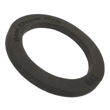 Bass Drum Pad with Enhanced Sound, SelfAdhesive Install, Black Sound Intensifier for Concerts