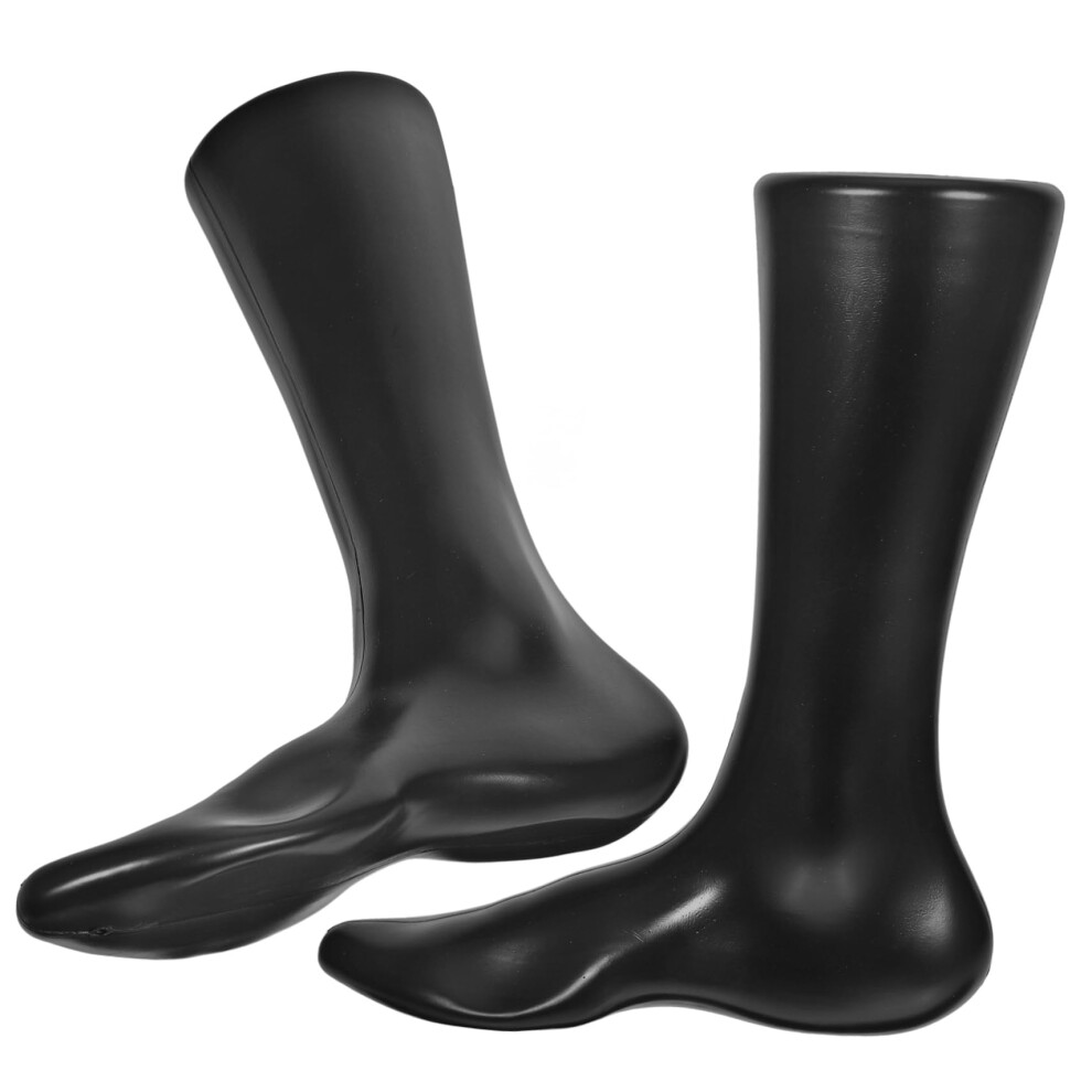 Sock Display Mannequin Pair With Realistic Proportion, Plastic Foot Model For Retail And Photography 9174973245797