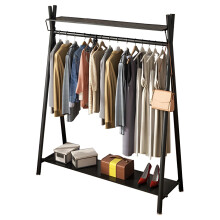 Clothes Rack with Shelves and Hooks, HeavyDuty Metal Garment Rack for Bedroom Storage 150x44x180cm