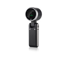 Portable Handheld Fan with LED Display, USB Rechargeable, 5Speed Foldable Fan for Travel