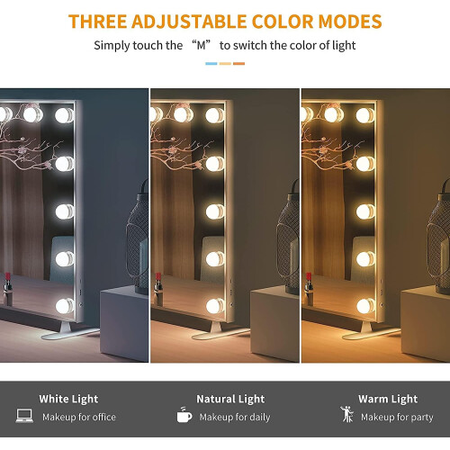 Hollywood Vanity Makeup Mirror with 14 Dimmable LED Lights for Dressing Table 1