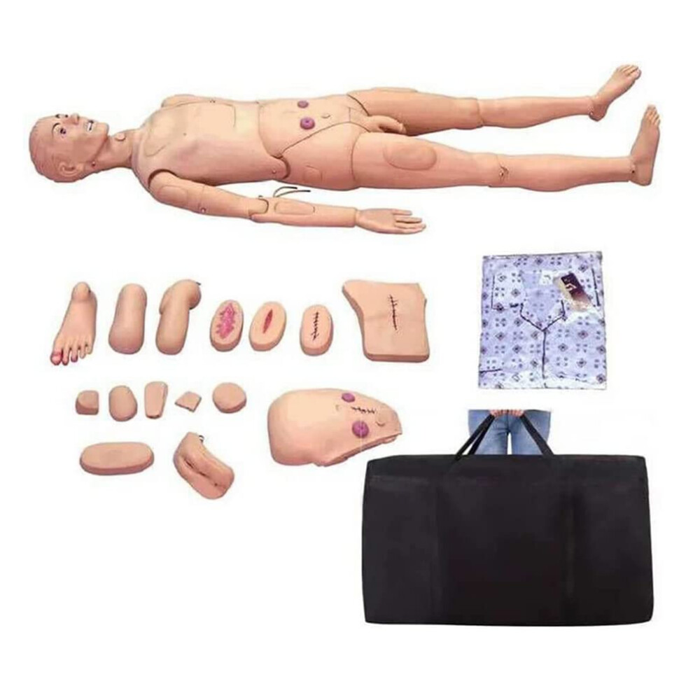 Life Size CPR Training Manikin with Realistic Joint Movement for Nursing Skills and Medical Practice