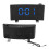 Radio Projection Alarm Clock LED Display, Black, 341g 12