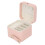 Pink PU Leather Jewelry Box with Multiple Layers 5
